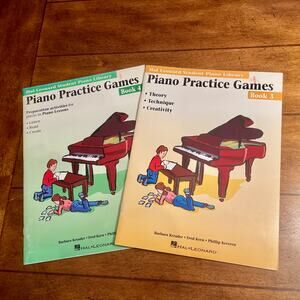 Hal Leonard 2 Different Music Books Piano Practice Groups Books 3 & 4 :00.1=C-25